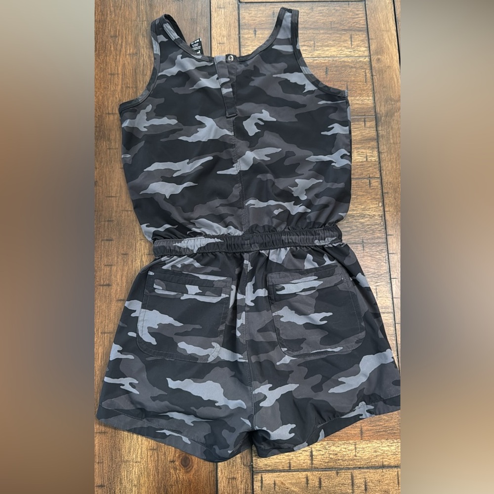 Athleta Girl jumper camo romper M 8/10